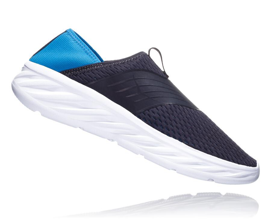 Hoka One One Sandalet Erkek Lacivert/Beyaz - Ora Recovery - OL0653714